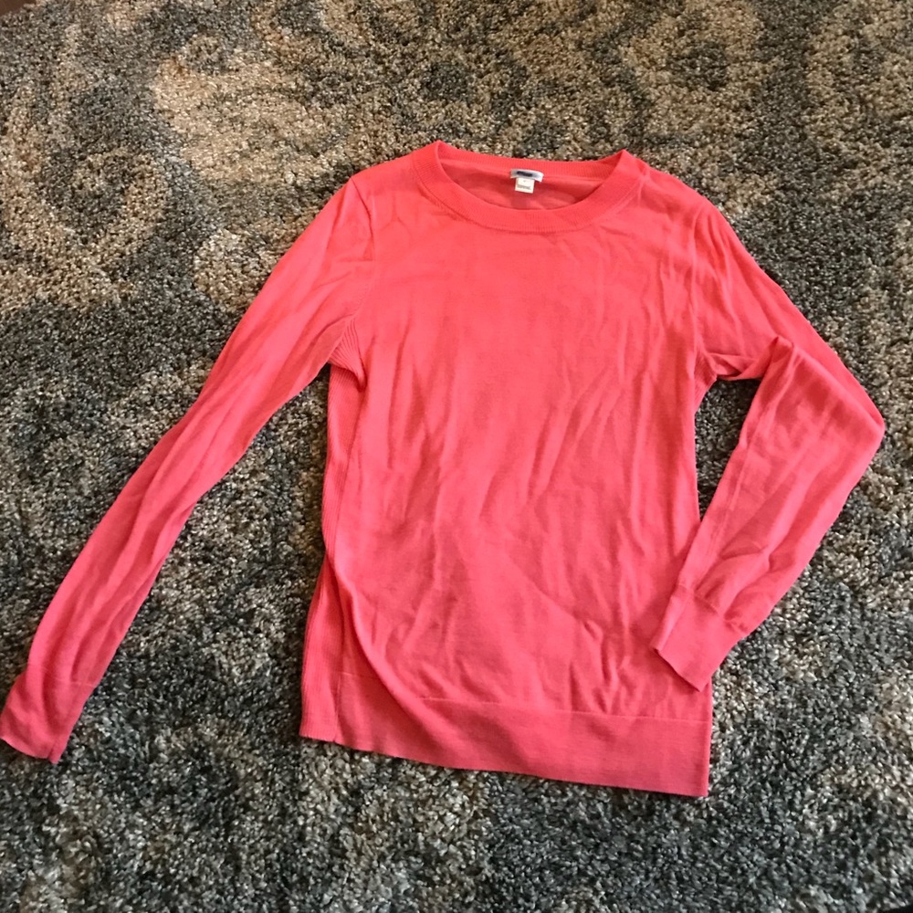 J Crew Coral Sweater